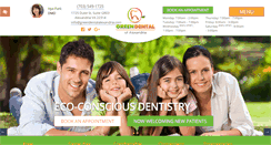 Desktop Screenshot of greendentalalexandria.com